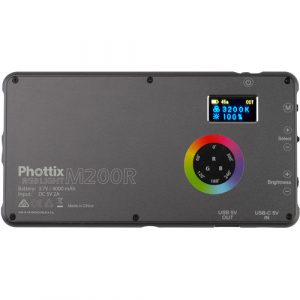 Phottix M200R RGB LED On-Camera Light Panel - Image 11