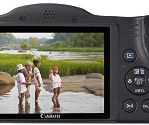 Canon PowerShot SX430 IS Digital Compact Camera - Black - Image 3