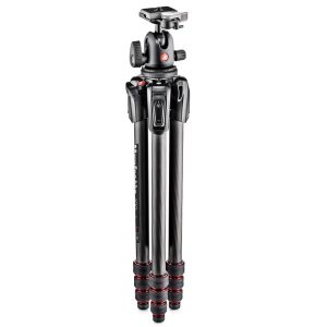 Manfrotto MK190GOC4TB-BH 190 Go Carbon Fibre 4 Section Tripod with Ball Head - Image 3