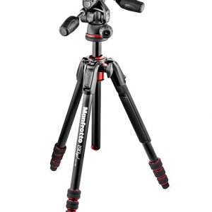 Manfrotto MK190GOA4TB-3W Go Aluminium 4 Section Tripod with 3-Way Head - Image 5