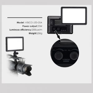 Visico LED-25A with A/C Adapter, Battery & Charger - Image 4