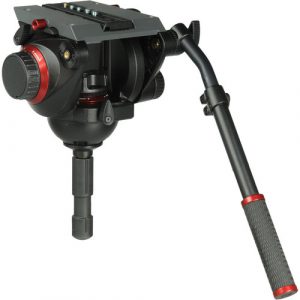 Manfrotto 509HD Video Head with 545GB Tripod Legs, Ground Spreader & Padded Bag - Image 3